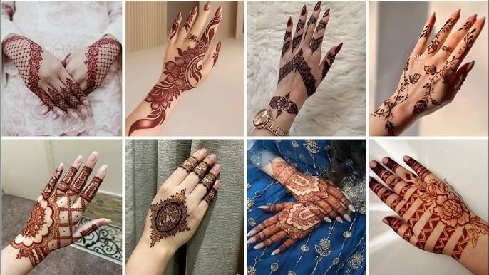 Simple Eid Mehndi Design for Hands