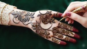 Eid Mehndi Design Front Hand