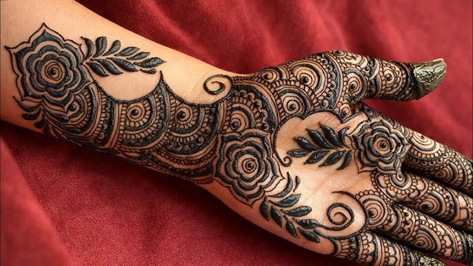 Eid Mehndi Design Front Hand
