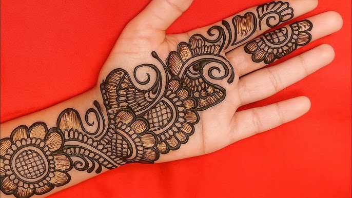 Eid Mehndi Design Front Hand