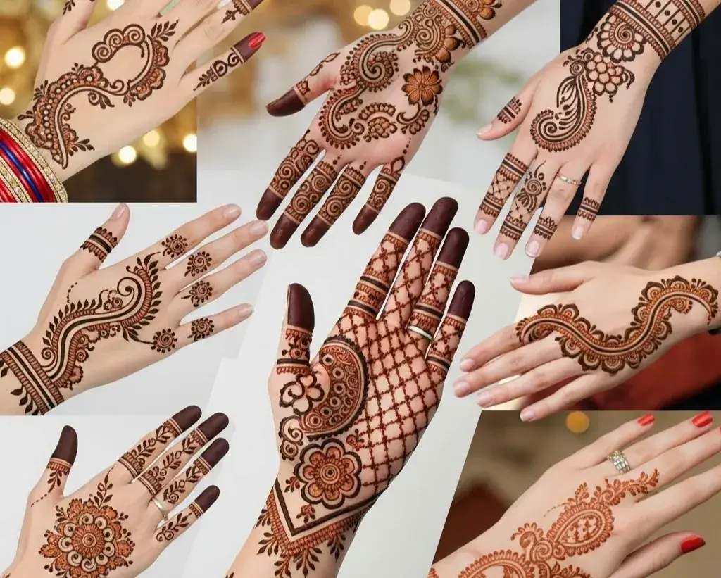 Eid Mehndi Design for Girls