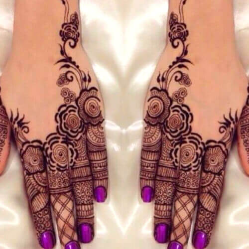 Eid Mehndi Design for Girls
