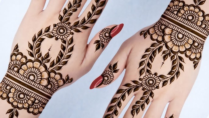 Eid Mehndi Design for Girls