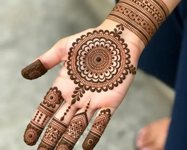 Eid Mehndi Design for Hands