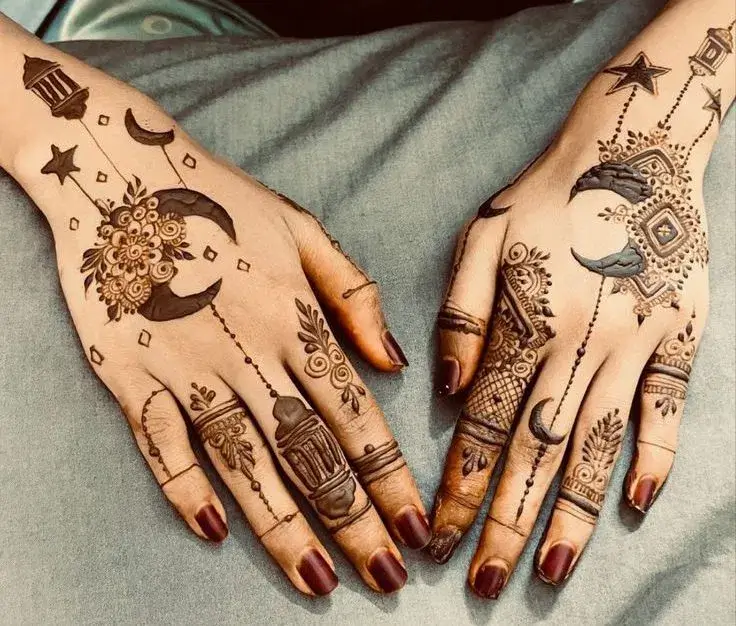Eid Mehndi Design for Hands
