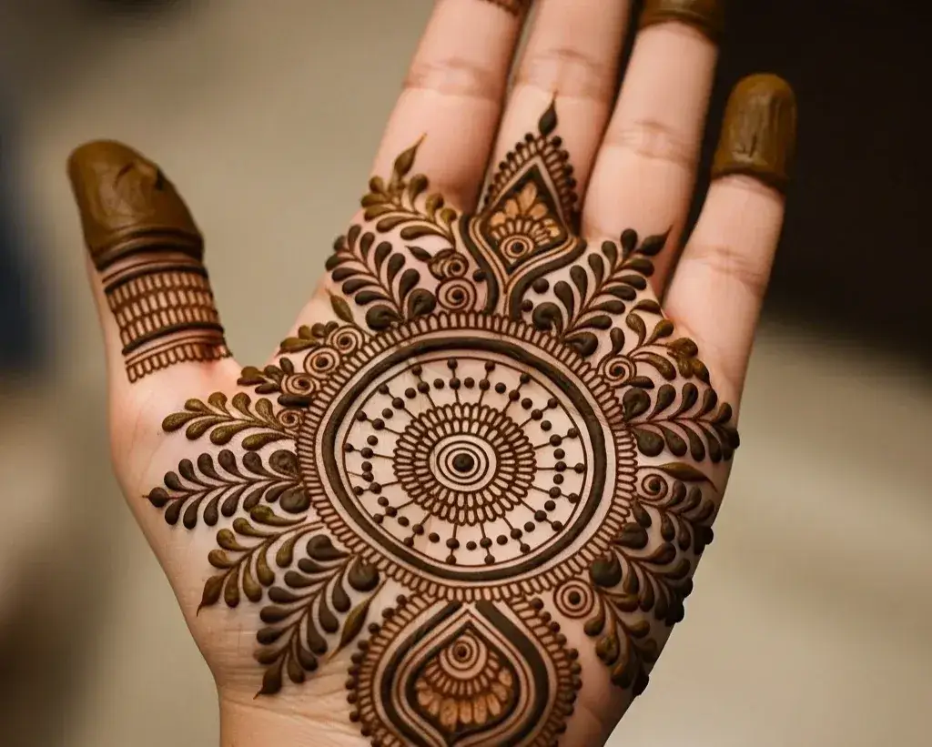 Eid Mehndi Design for Hands