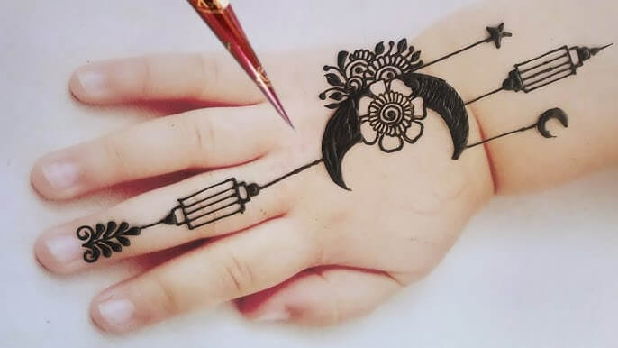 Eid Mehndi Design for Kids