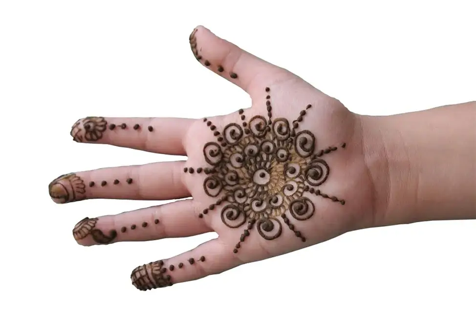 Eid Mehndi Design for Kids