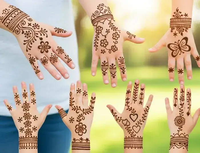 Eid Mehndi Design for Kids