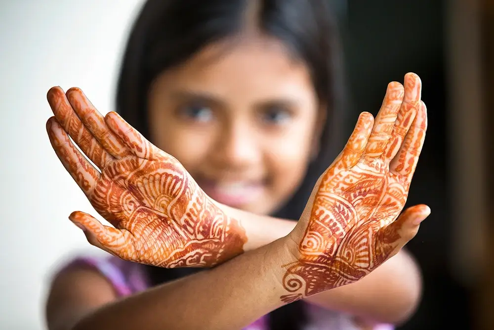 Eid Mehndi Design for Kids