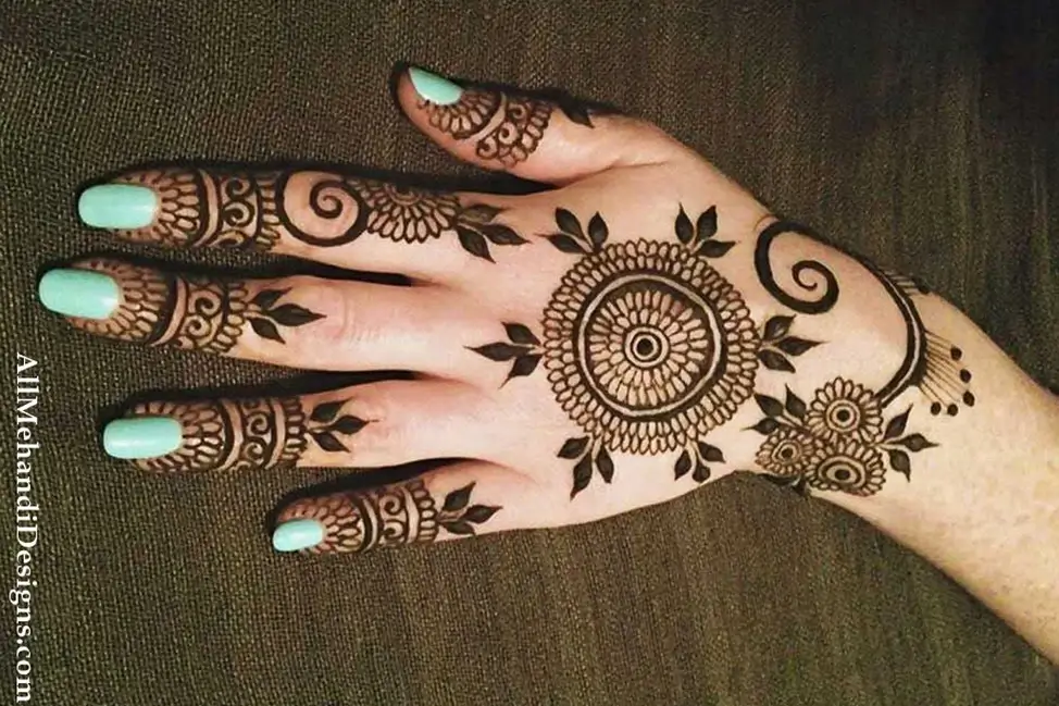 Eid Mehndi Design for Kids