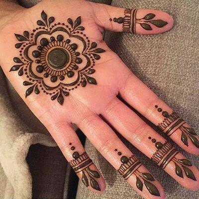 Eid Mehndi Designs Simple and Beautiful