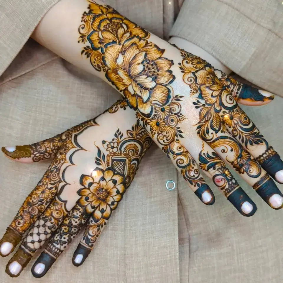 Eid Mehndi Designs Simple and Beautiful