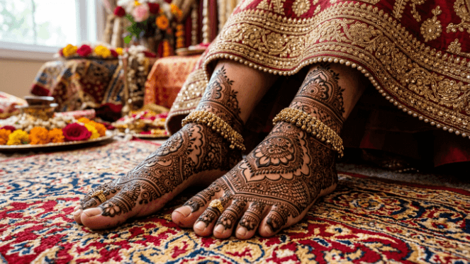 Feet Mehndi Design 2026