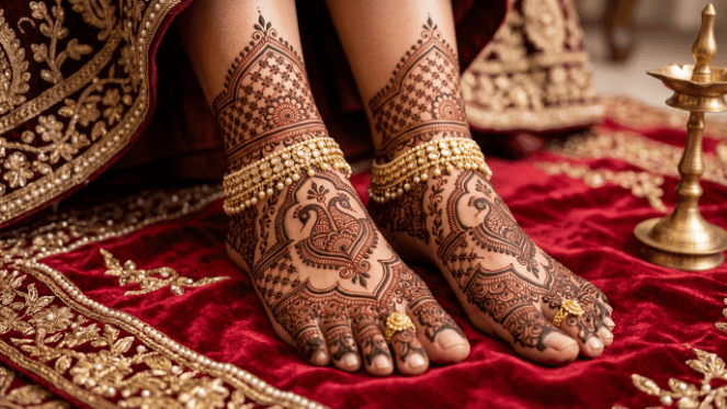 Feet Mehndi Design 2026