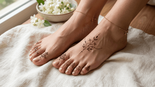 Feet Mehndi Design 2026