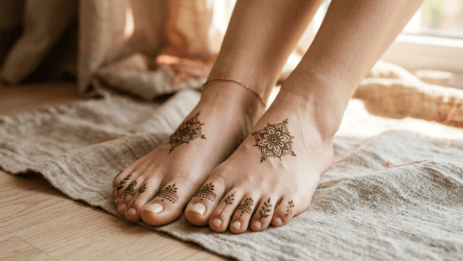 Feet Mehndi Design 2026