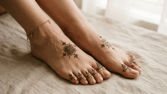 Feet Mehndi Design 2026