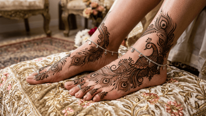 Feet Mehndi Design 2026