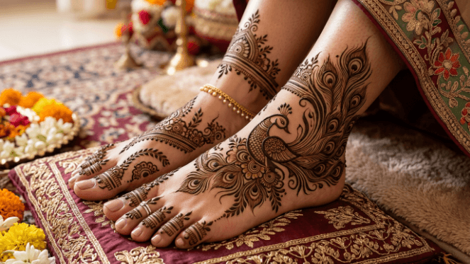 Feet Mehndi Design 2026