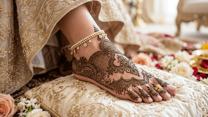 Feet Mehndi Design 2026