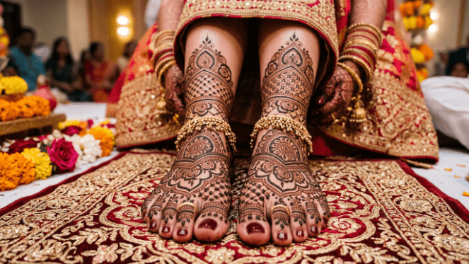Feet Mehndi Design 2026