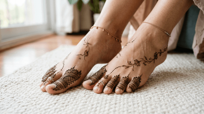 Feet Mehndi Design 2026