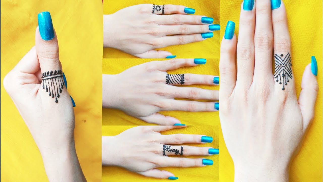 Finger Ring Mehndi