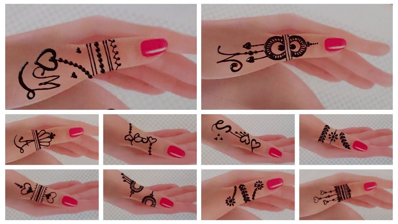 Finger Ring Mehndi