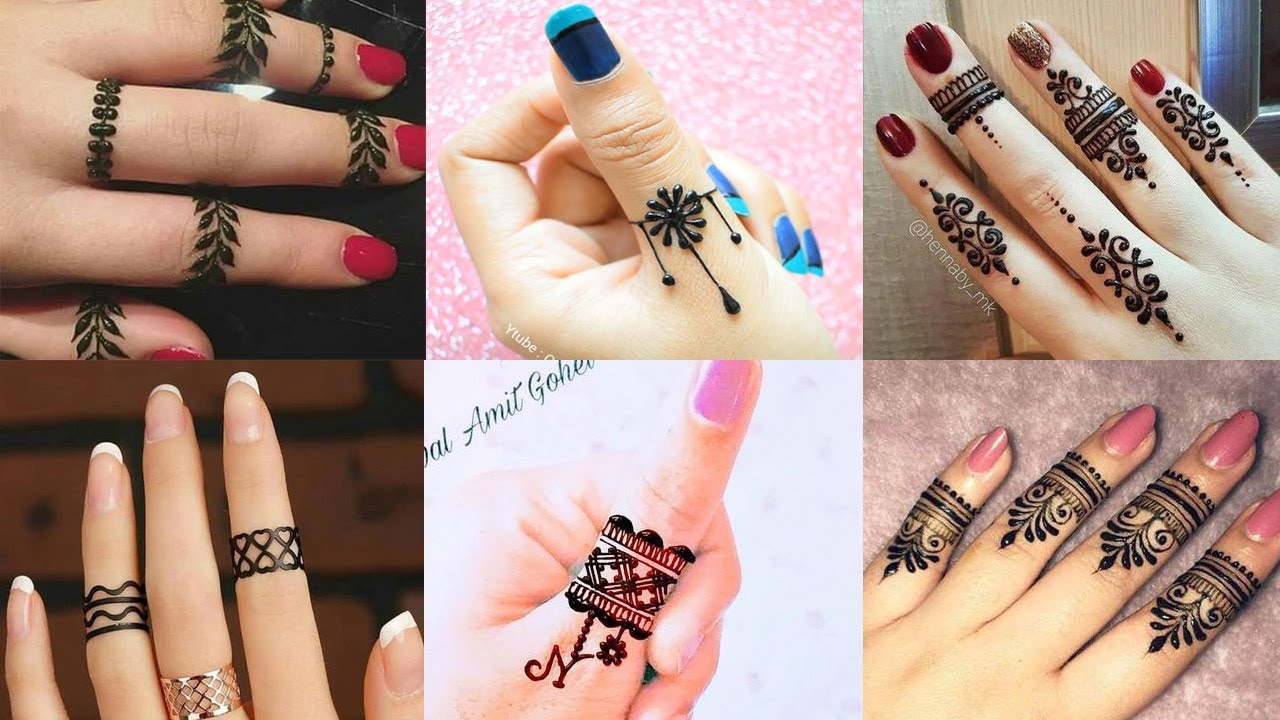 Finger Ring Mehndi