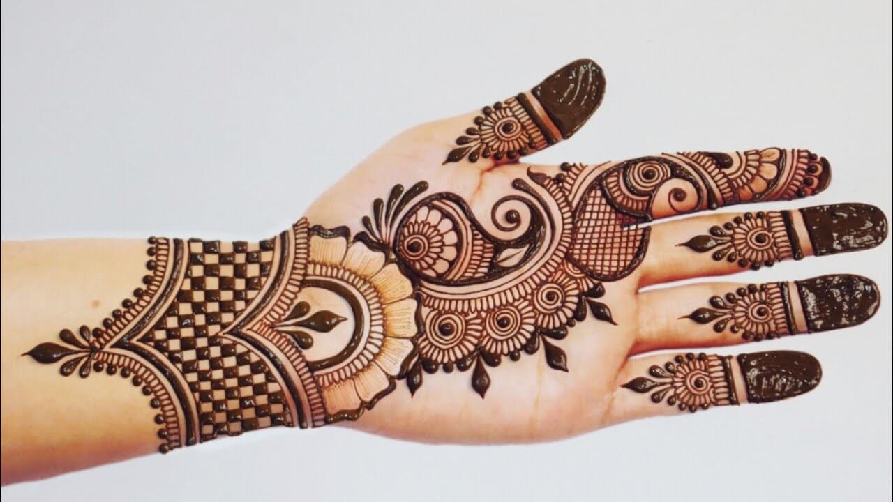 Khafif Mehndi Design Simple