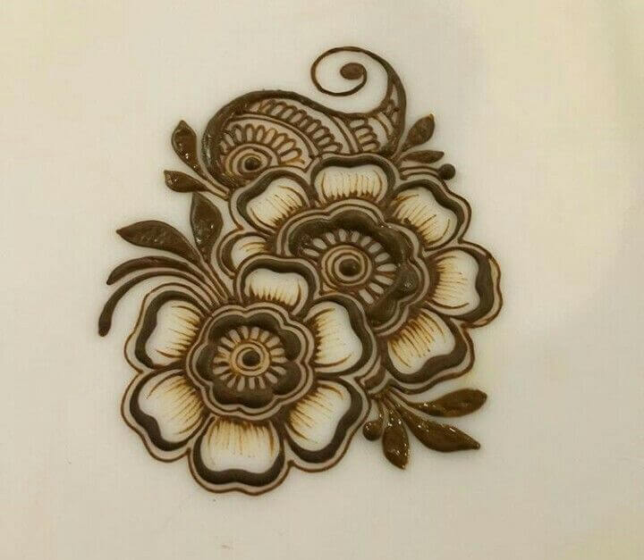 Khafif Mehndi Design Simple