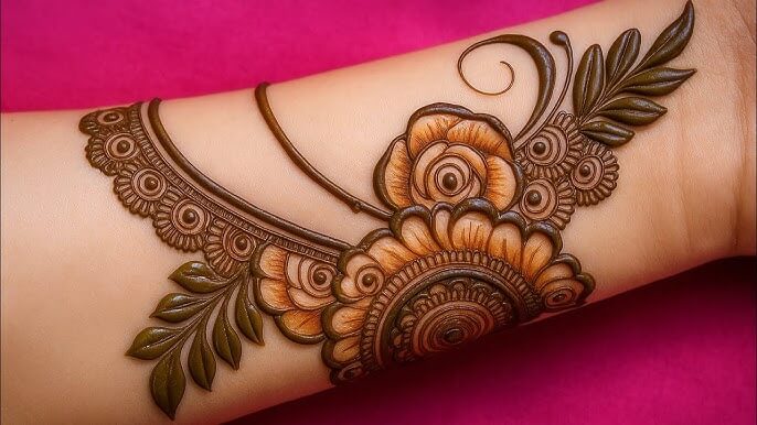Khafif Mehndi Design Simple
