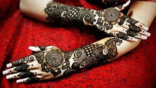 Khafif Mehndi Design Simple