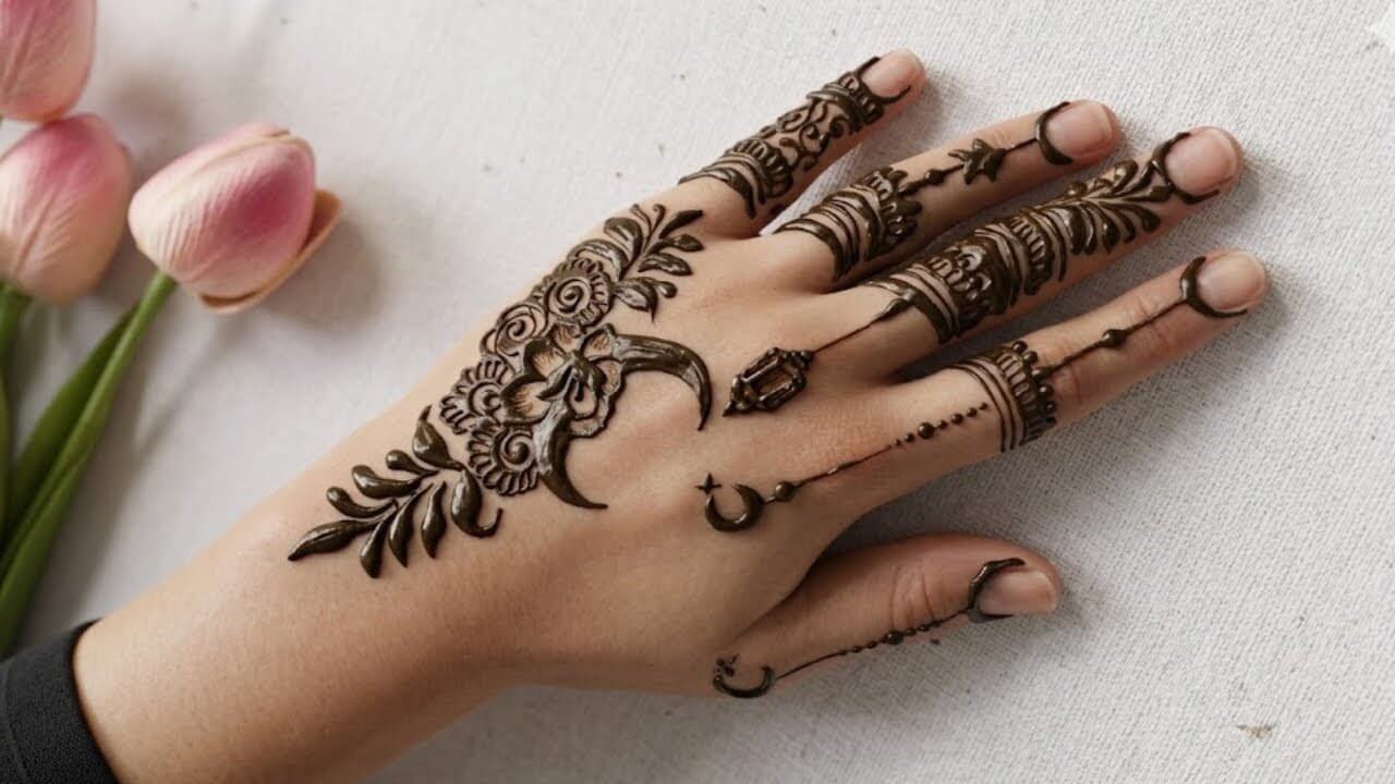 Khafif Mehndi Design for Eid ul Adha 2026
