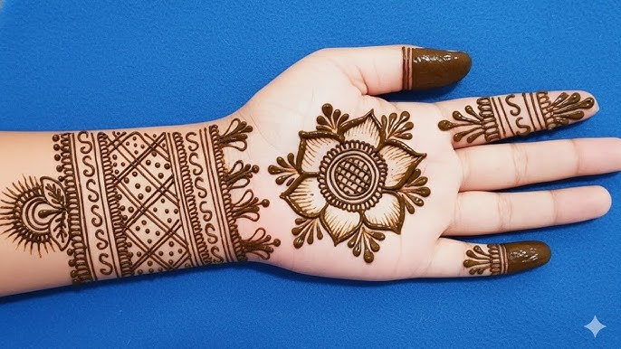 Last minute mehndi design for Eid