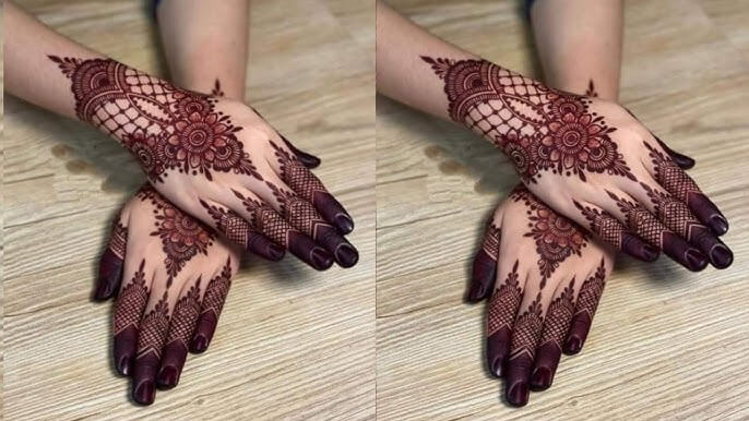 Last minute mehndi design for Eid