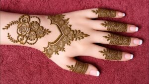 Last minute mehndi design for Eid