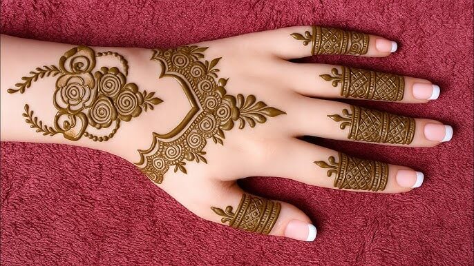 Last minute mehndi design for Eid