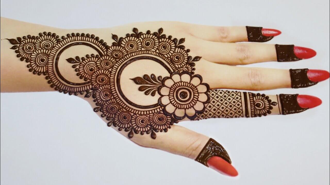 Last minute mehndi design for Eid