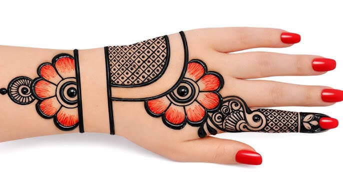 Mehndi Design for Eid Morning