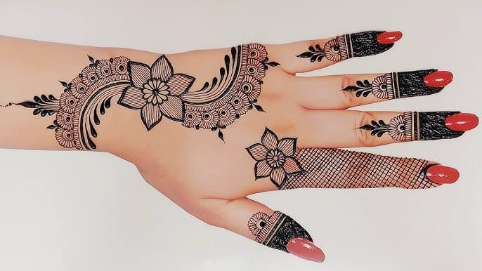 Mehndi Design for Eid Morning
