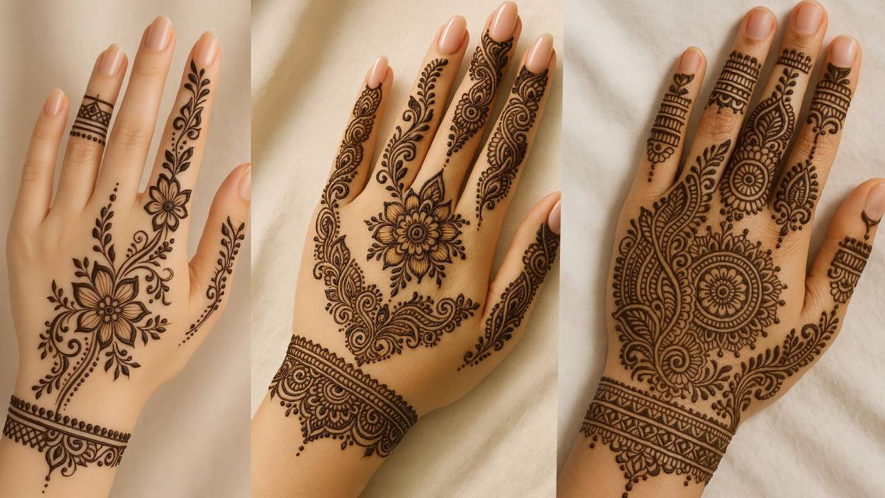Minimal Mehndi Design