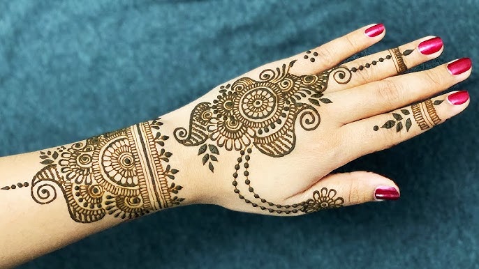 Minimal Mehndi Design