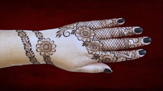 Minimal Mehndi Design