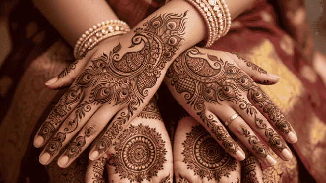 Peacock Mehndi Design 2026