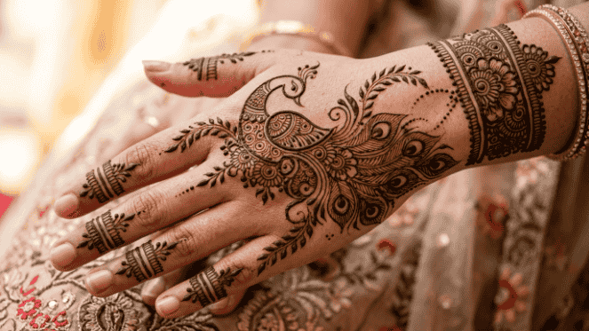 Peacock Mehndi Design 2026