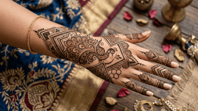 Peacock Mehndi Design 2026