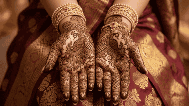 Peacock Mehndi Design 2026