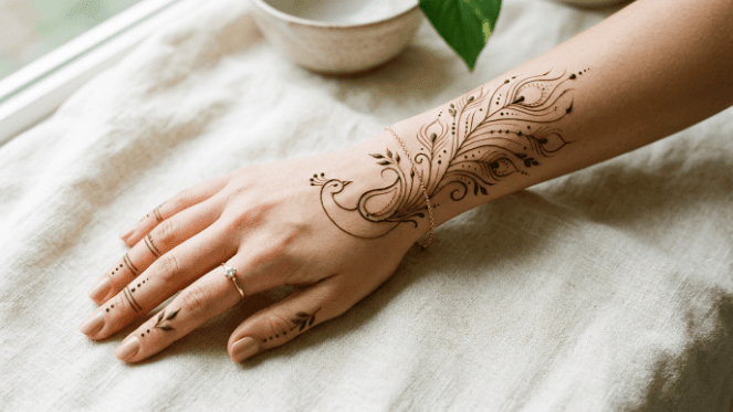 Peacock Mehndi Design 2026